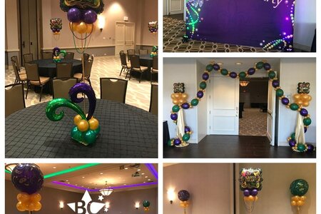 Mardi Party (Mardi Gras) Homecoming Theme Decor