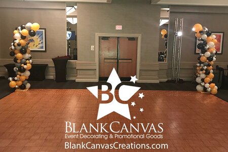 Bar Mitzvah Organic Balloon Columns