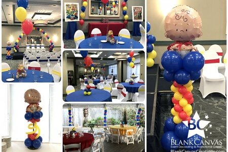 Super Hero Baby Shower Decor
