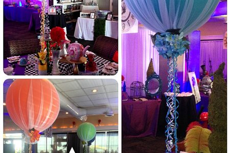 Mad Hatter Tea Party Graduation Balloons