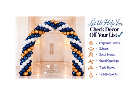 Balloon Cottage & Blank Canvas Event Decor Group Products & Services for East Coast FL